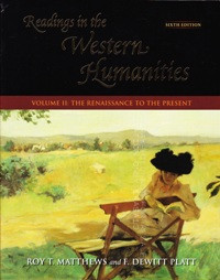Readings in the Western humanities